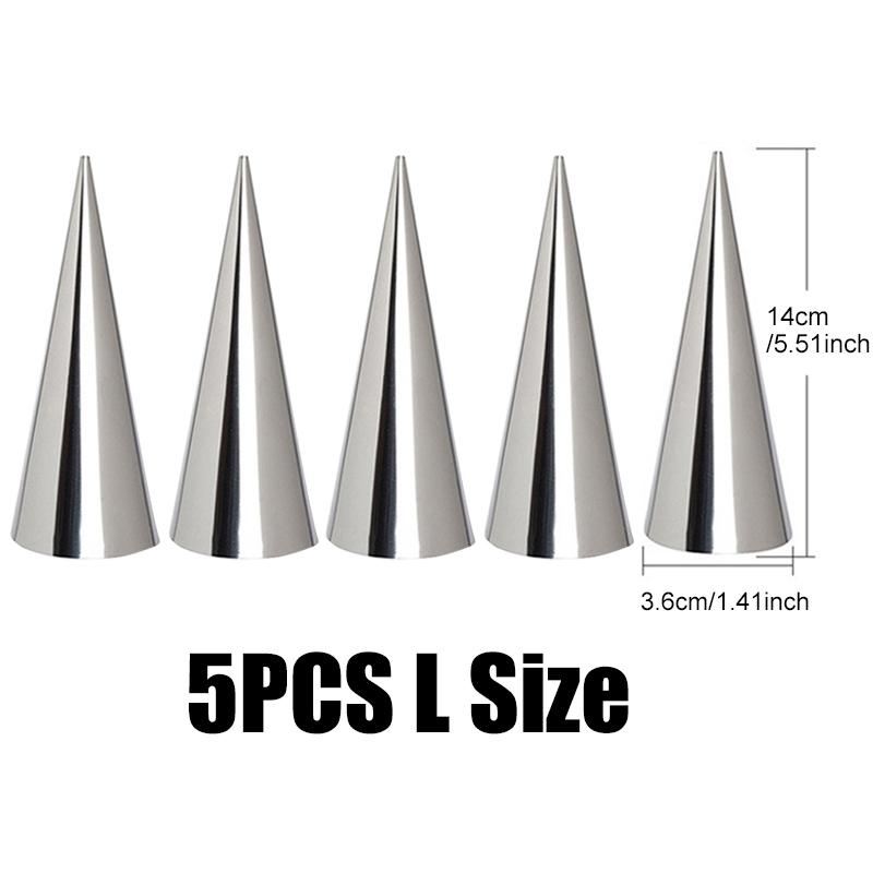 Kitchen Bakeware Gadgets Pizza Plate Pie Baking Molds Cone Shaped Horn Pastry Mold Tubular Croissants Dessert Handmade Tools ZYF