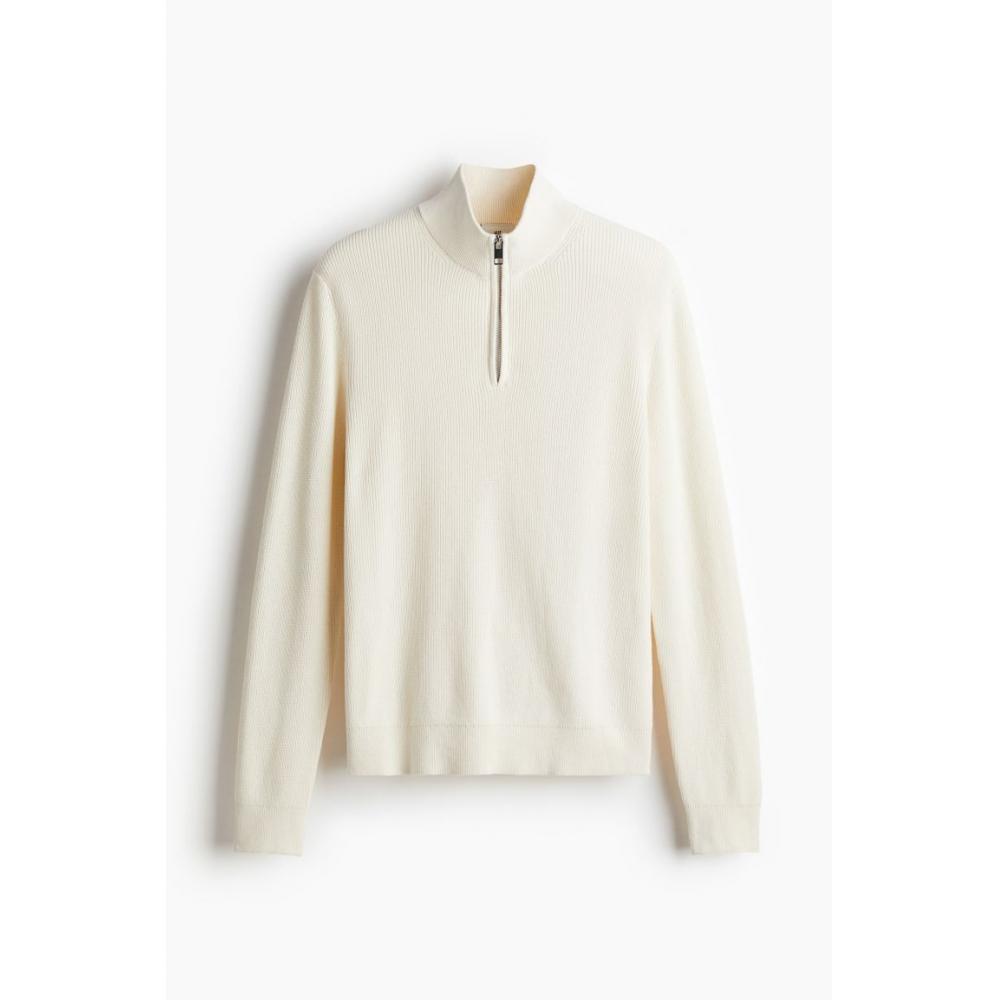 H M sliM Fit Sweater creaM