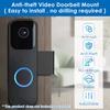 Doorbell Stand Anti-Theft Doorbell Mount Compatible with Blink Video Doorbell Password Lock Bracket Punch Free Doorbell Mounting