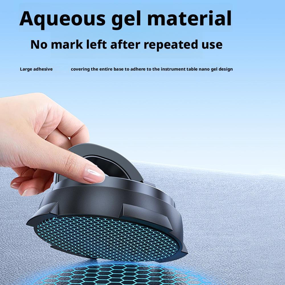 Dashboard Car Phone Holder 360° Rotation Universal Car Phone Mount With Non-Slip Silicone Replacement Tools For Smartphone