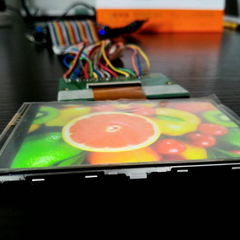 3.5" Full View LCD with RGB Interface & Resistive Touch TFT Display