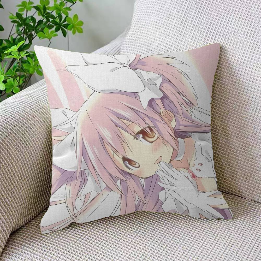 Puella Magi Madoka Magica Nap Anime Pillow Gift Home Office Decoration Bedroom Sofa Car Cushion Cover Case 45x45