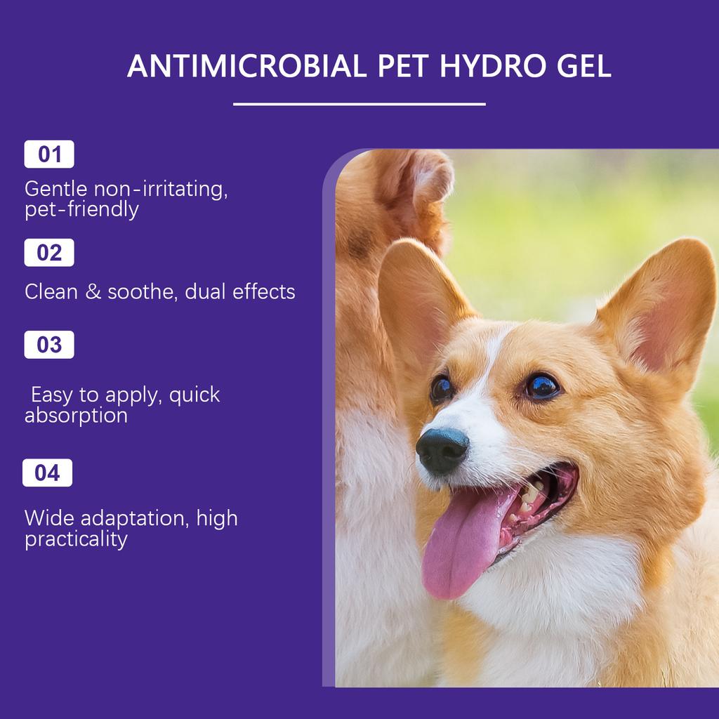 Skin Care Gel, Pet Cleaning Gel, Reduces Discomfort, Moisturizing Gel