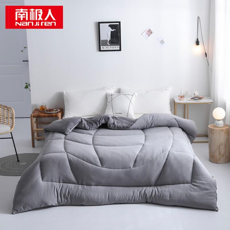 Nanjiren Washed Cotton Zoned Warmth Down Alternative Comforter
