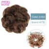 Synthetic Curly Straight Hair Messy Buns Female Hair Rings Fluffy Hair Pans Invisible Natural Seamless Donut Chignon Accessories