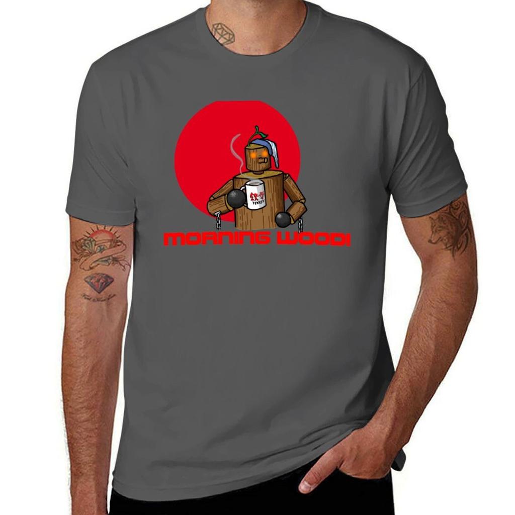 Good Morning Wood!!! T-Shirt Quick Dry Outdoor Sports T-Shirt