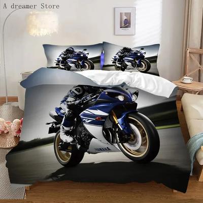 Motorrad Rennwagen Bettwäsche Set Einzelbett Twin Doppelbett Queen King Cal King Größe Bettwäsche Set