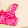 Children's One-Shoulder Bow Bikini Swimsuit