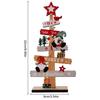 Wooden Christmas Tree Desktop Ornament Santa Claus Merry Christmas Sign Plaque Xmas Decoration for Home 2025 New Years Noel Gift
