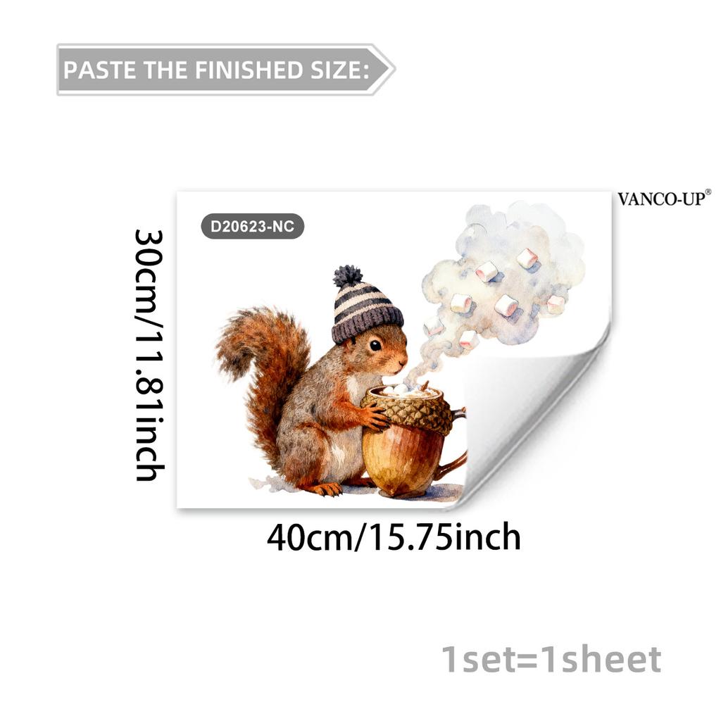 Creative Cartoon Animal Butterfly Static Window Stickers, No Glue Removable Glass Decals for Home Decor