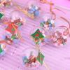 Cute Mini Christmas Eraser Kawaii Cartoon Christmas Ball Snowman Santa Pencil Erasers