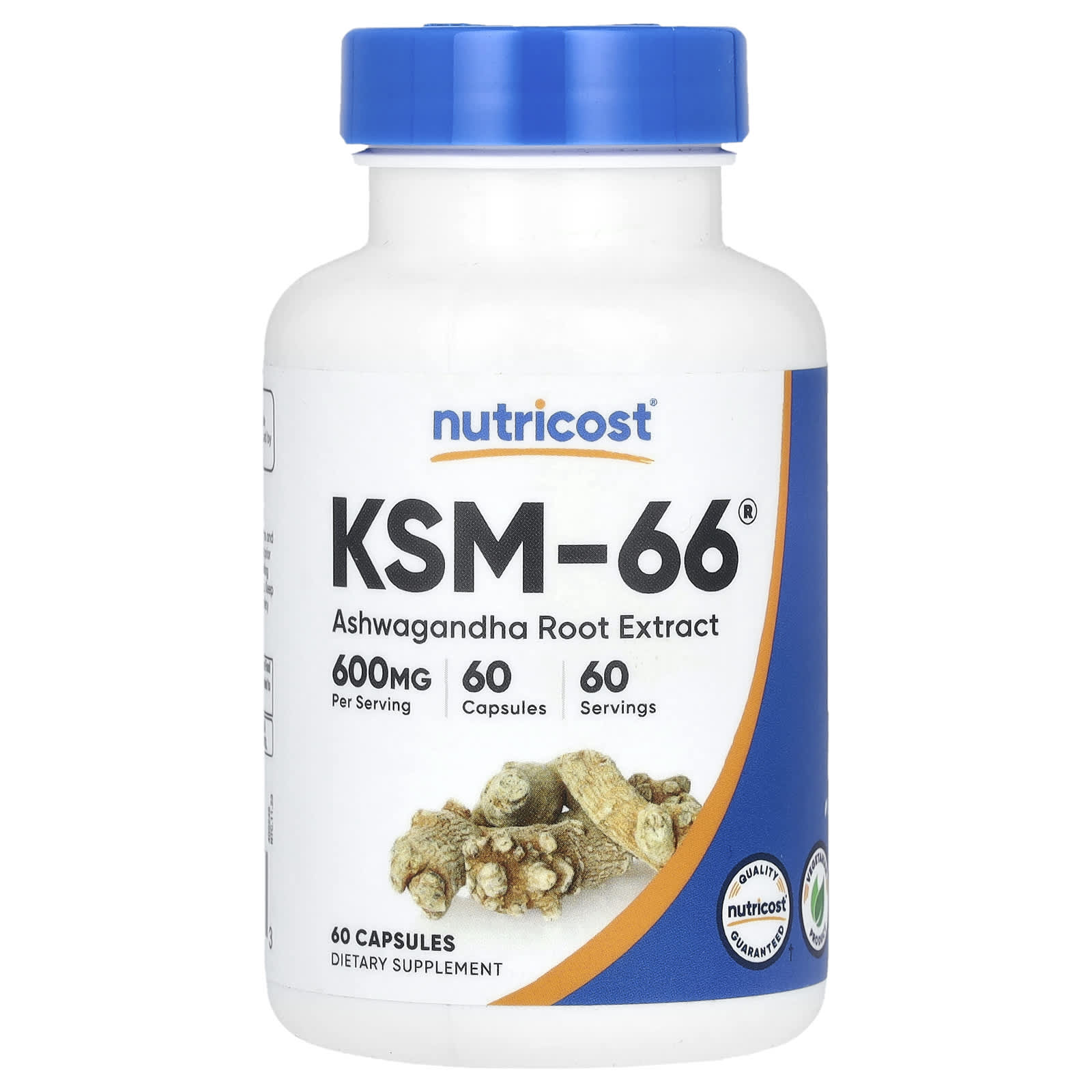 

Ksm-66, Ashwagandha Root Extract, 600Mg, 60 Capsules