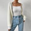 Women's Fashion Shawl Sweater Solid Color Long Sleeve Cardigan Top
