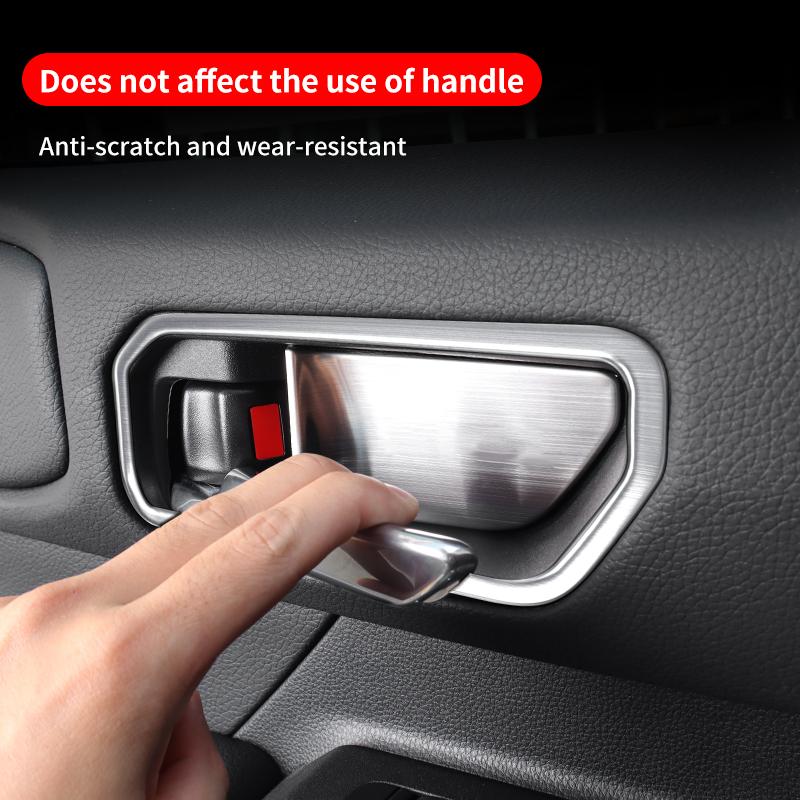 For 2024-2026 Toyota Land Cruiser Prado LC250 Inner Door Handle Bowl Cover Protection Decoration Interior Exterior Accessories