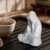 Meditation Desk Accessory 3D Printed Faceless Buddha Figurine, Statue for & Small Sculpture Spiritual Room, Sitting Shelf Decoration Decor