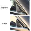 Exterior Triangle Window Panel Decorative Cover Trim for Dodge Challenger 2009+