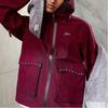 Adidas Originals X Dime Collaboration Loose Fit Windbreaker Jacket Men Jackets Purple IY0932