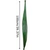 10pcs/bundle Plastic Room Flat Leaves Nature Decoration Fresh Flower Arrangement Simulation Flower Green Bending