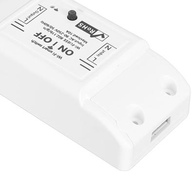 2 Stück Mini Smart WiFi Schalter Sprachsteuerung Timerfunktion Drahtloser Fernbedienungsschalter AC90-250V