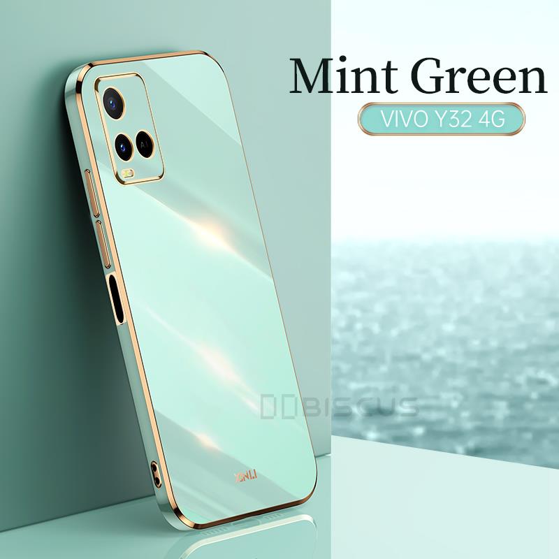 Custodia Per Vivo Y33S Y72 Y52 Y21 Y21S Y53S Y10 Y15S Y55S Y17 Y15 Y12S Y11S Y50 Lusso Placcatura Morbido Silicone Funda Carcasa Coque
