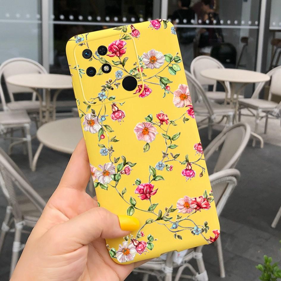 For Xiaomi Redmi 10C Phone Case New Popular Flower Painted TPU Cover For Xiaomi Redmi 10C 4G Bumper Redmi10C NFC 2022 Soft Funda