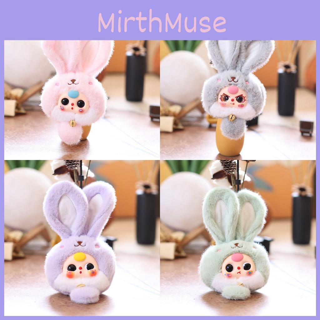 Cute Rabbit Plush Doll With Embroidered Features For Bag Decoration And Gift