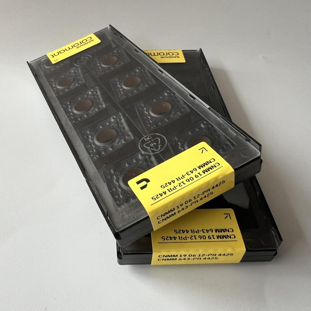 Sandvik / CNMM190612-PR 4425 / Original Swedish Hard Alloy Blade 10 Pcs