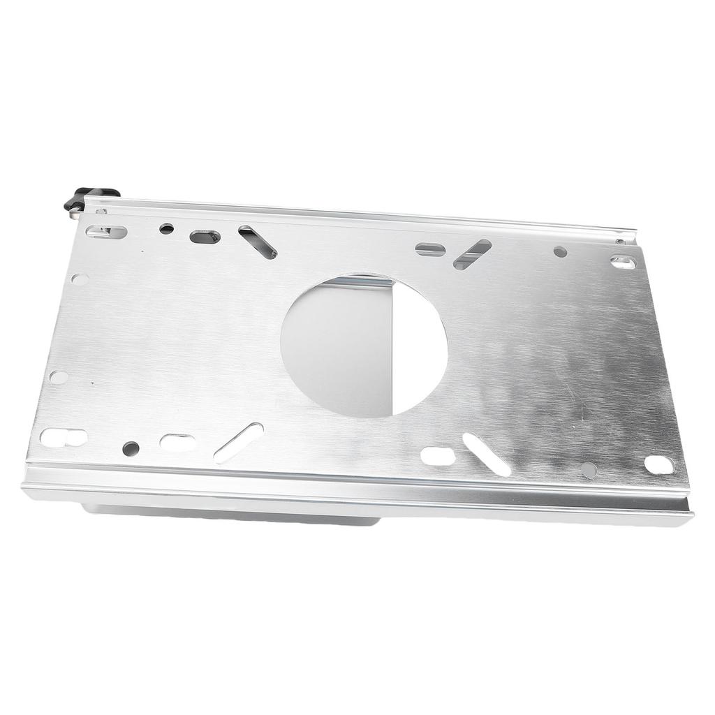 Boat Seat Slider Aluminum Alloy Marine Boat Seat Chair Slide with Handle for Standard 5.3 X 5.3 Inch Boat Seat Pedestal