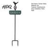 Rustic Garden Ornament Stakes Retro Bird Stake, Metal Sign Decorative Flower Bed Edging Yard Decoration with Stake for Bed, Lawn