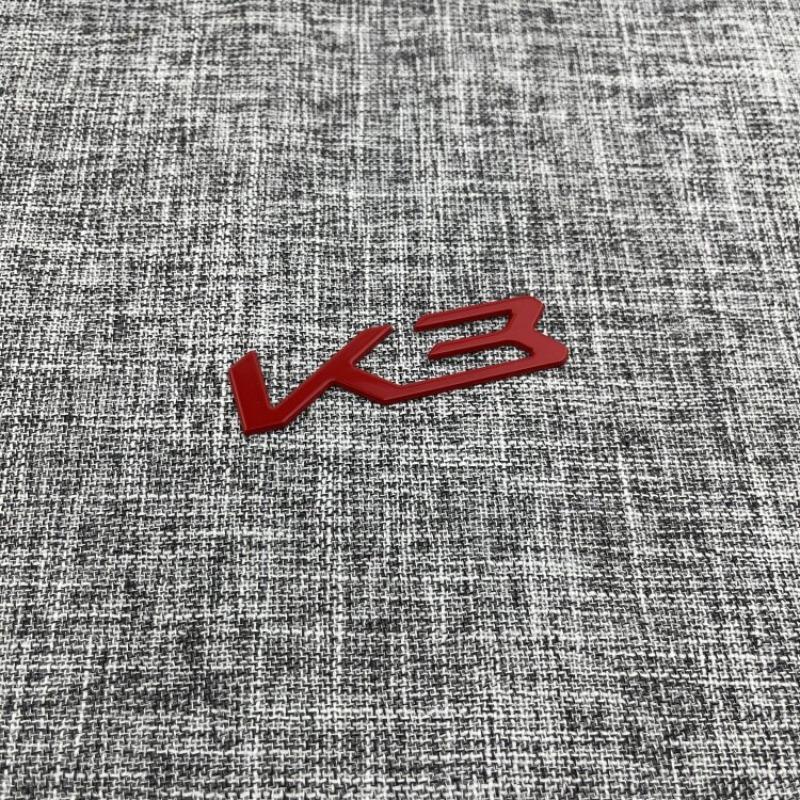 Applicable K3K5 Kaiku K8 rear trunk logo modified trunk logo sticker black decorative car sticker