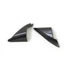 Carbon Fiber 2X Front A-Pillar Triangle Cover Trim For Mazda CX-5 CX5 2017-2022