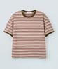 PIARI Multi-Stripe Ringer T-Shirt (Olive)