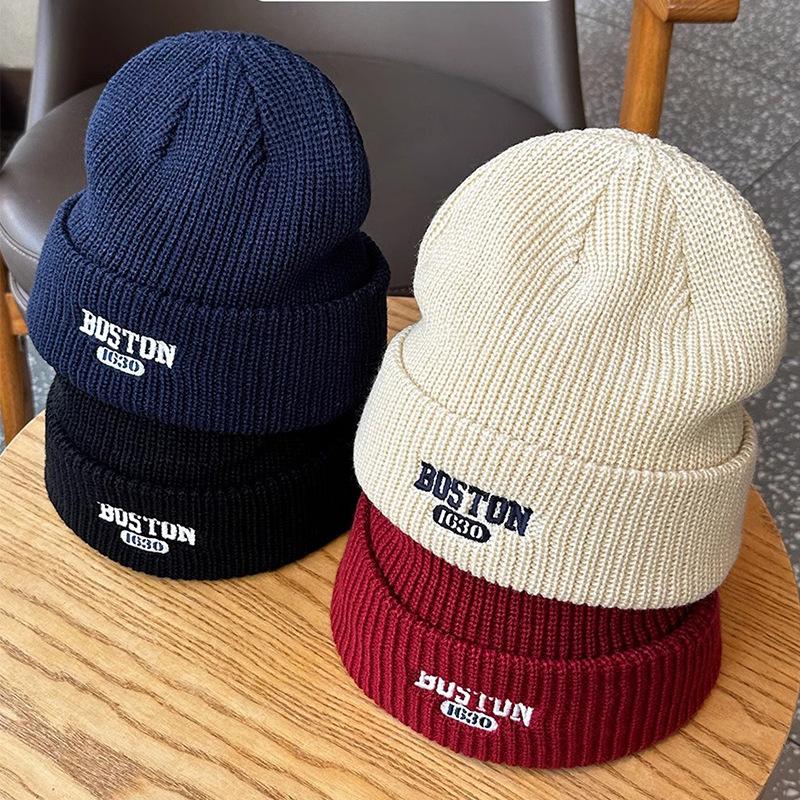 New Autumn and Winter Warm Knitted Hat for Women Outdoor Thickened Cold Protection Ear Protection Face Small Wool Hat Trendy Versatile Cold Hat