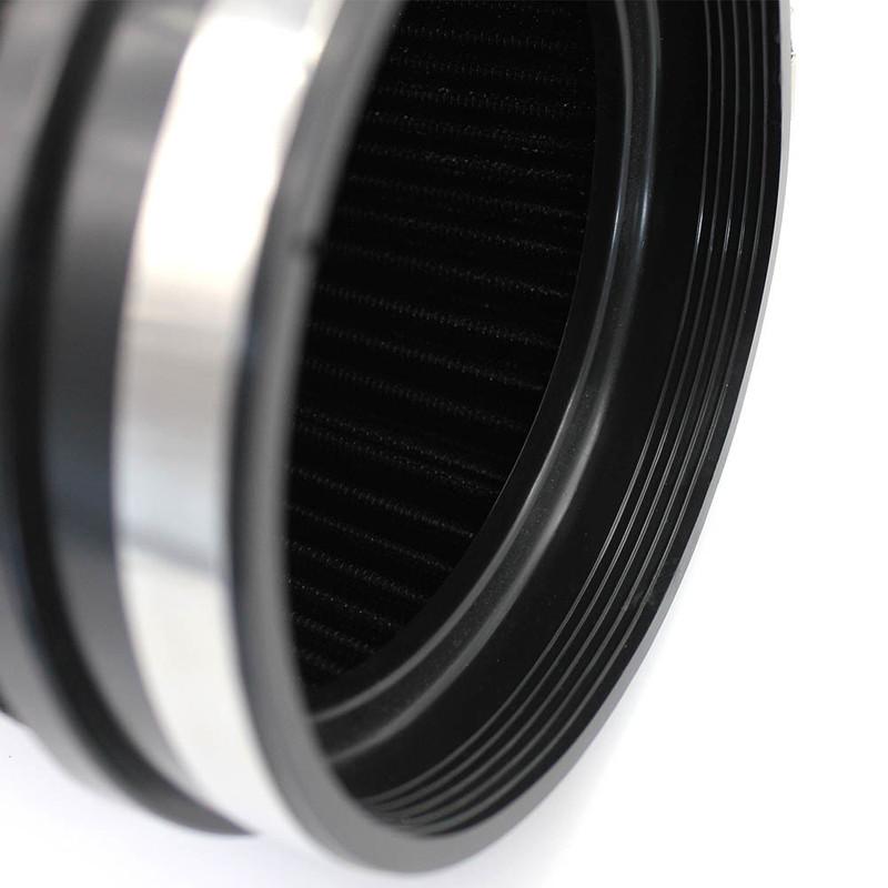 High Flow Cone Air Filter Cold Intake Pipe Systems Performance 150mm-6inch Box Housing For Sport Racing Car Engine Universal