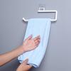 Toilet Paper Holder Wall Mounted Tissue Roll Dispenser Under Cabinets Plastic Wrap Holder Towel Hanger Waterproof