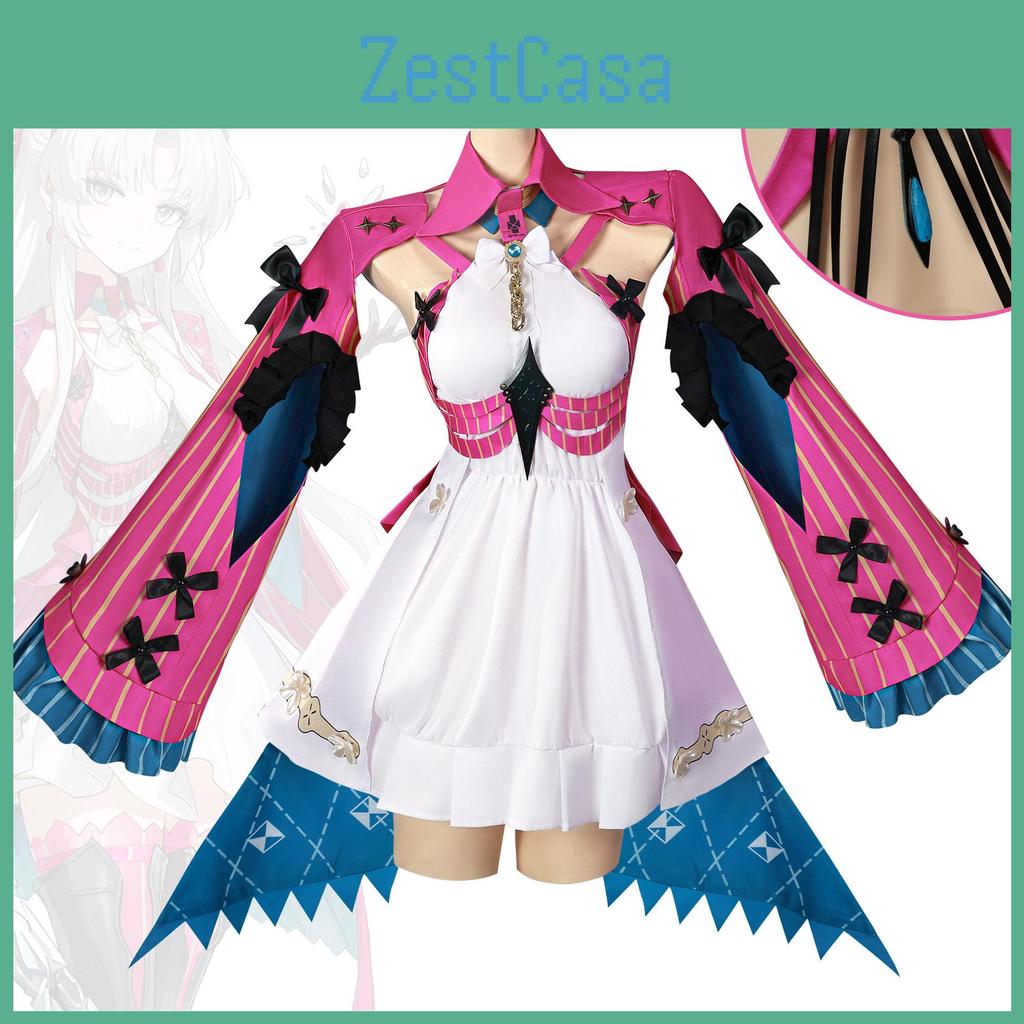 Wuthering Carlotta Waves Montelli Cosplay Costume Role Play Party Halloween