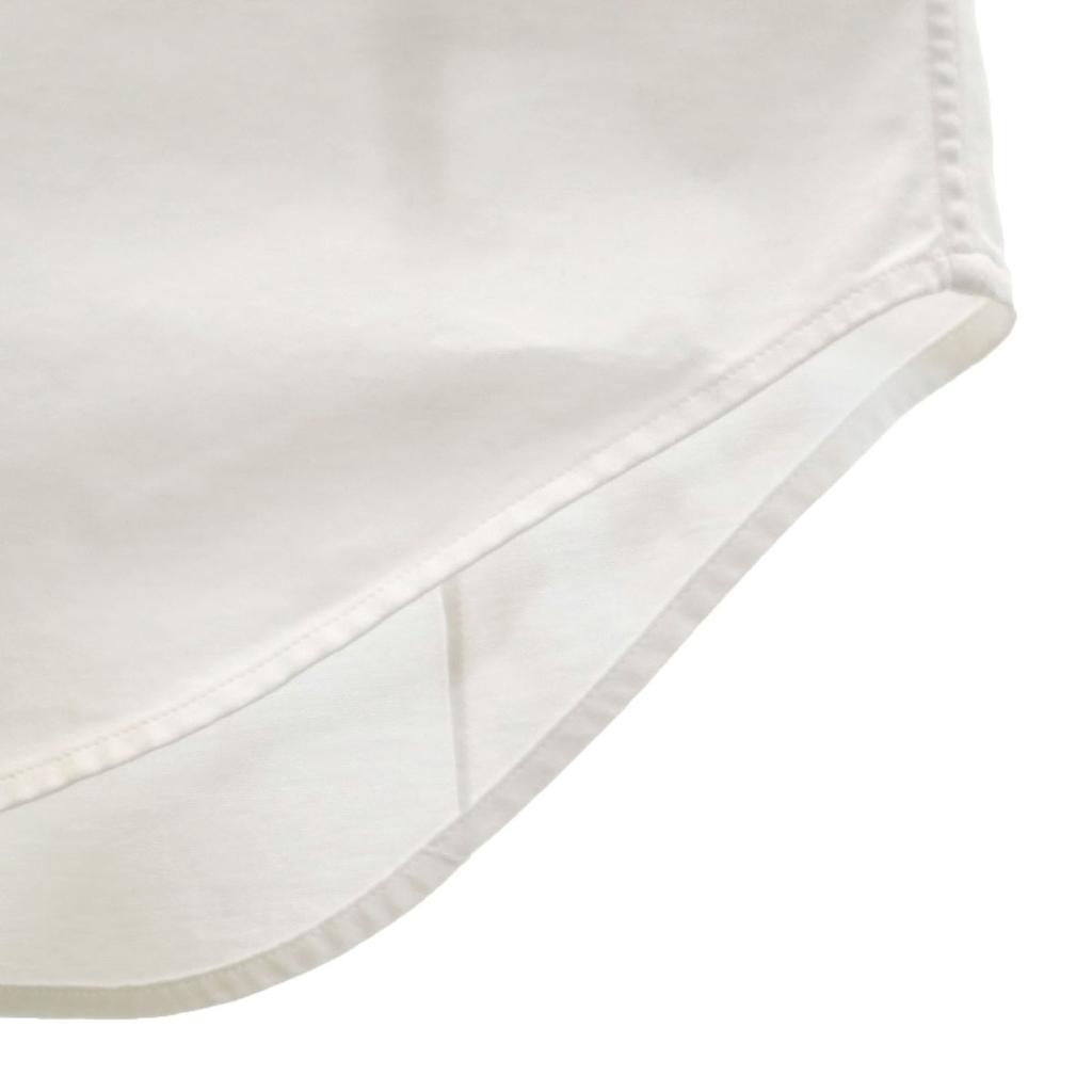 Giorgio Armani Made In Italy Short Sleeve Cotton Shirt 38 White Women Used