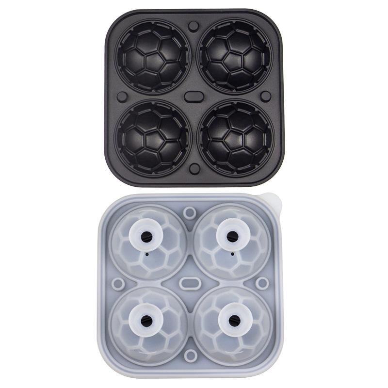 Ice Cube Shape Football Ice Cube Mold Silicone Football Silicone Ice Cube Mold Bar Whiskey Accessories Silicone Molds Gifts