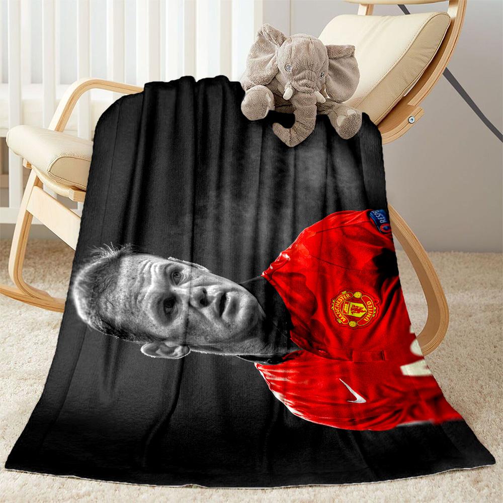Wayne Rooney Manchester Blanket Ultra-Soft Great for Bed Office Bedding for All Seasons Stylish Decor Best Holiday Gift for Friends Family