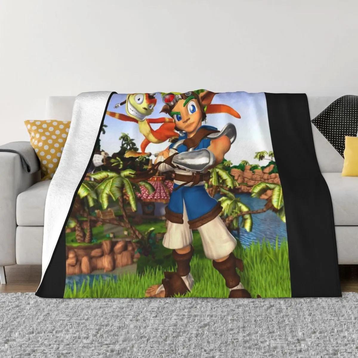 

Jak and Daxter: The prepioneer Legacy 2 Throw Blanket, mantas peludas, manta de Camping, regalo personalizado 75cmx90cm