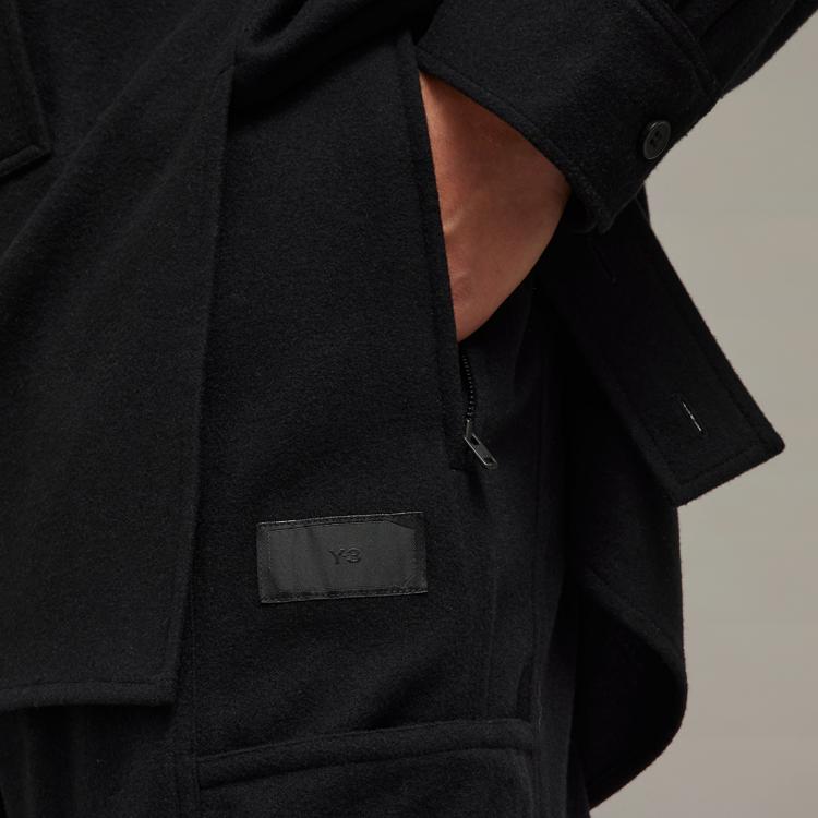 Y-3 Camicia a maniche lunghe in flanella Nera Unisex Pantaloni IL2152