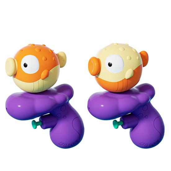 

Мультяшный Осьминог Акула Водяной Пистолет для Детей Мини Сжимаемая Игрушка для Ванны Бассейна Игр на Открытом Воздухе Безопасная Веселая Летняя Игрушка для Малышей Детей A