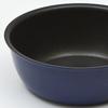 Harumi Kurihara, 20cm Deep Frying Pan for Direct Heat, Navy
