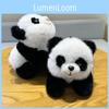 Süßes Panda Plüschtier Stofftierpuppe Realistisch Geschenk für Freundin 23cm