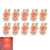 10Pcs 4-Core T10 COB Crystal Silicone Short W5W Diffuse High Brightness Wide Light,Interior Position Light License Plate Light