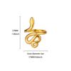 Vintage Snake Rings For Women  Color Stainless Steel Snake Ring Aesthetic Party Animal Waterproof Jewelry Gift
