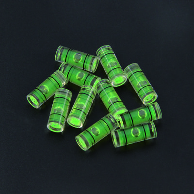 100 Pieces/Lot 6 * 15mm Acrylic Spirit Level Mini Spirit Level Liquid Level Indicator High Precision Horizontal Bubble