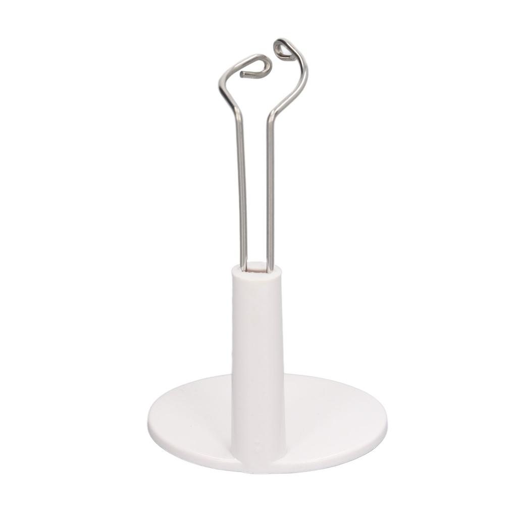 1/6 Doll Stand Plastic Stainless Steel Salon Doll Stand Holder for 12 Inch Tall Doll White