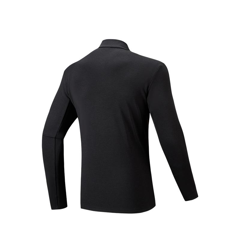 Anta Outdoor Series Soft Breathable Versatile Long Sleeve Knit Shirt Men tops 152546406N-3