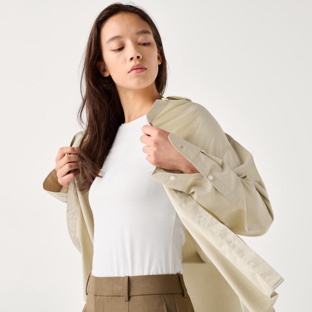 

Футболка с круглым вырезом Uniqlo HeaTTech с длинным рукавом 00 WHITE/WOMEN XS